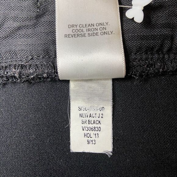 Banana Republic Jackson Fit Women Size 12 Stretch Black Trousers - Picture 14 of 16